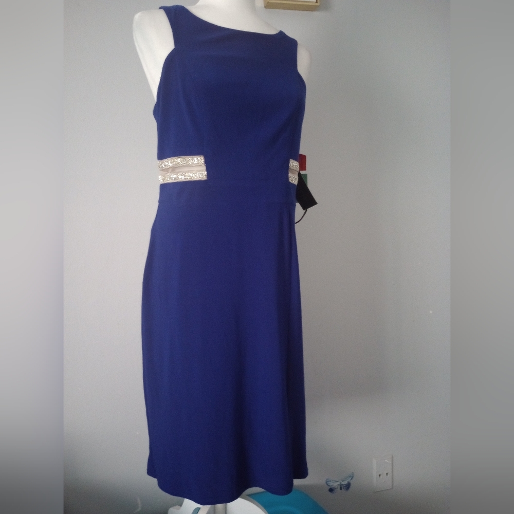 Ringstone Dress Scarlett Size 12 Sleevess style shift, New with Out tags, zipper